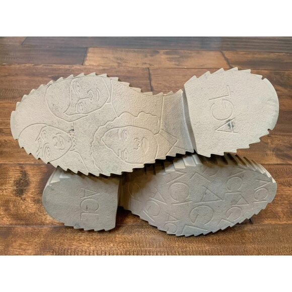 AGL Tiggy Brown Suede Fleece Lined Platform Block Heeled Boots, Size 40.5 | 10.5 - Picture 9 of 10